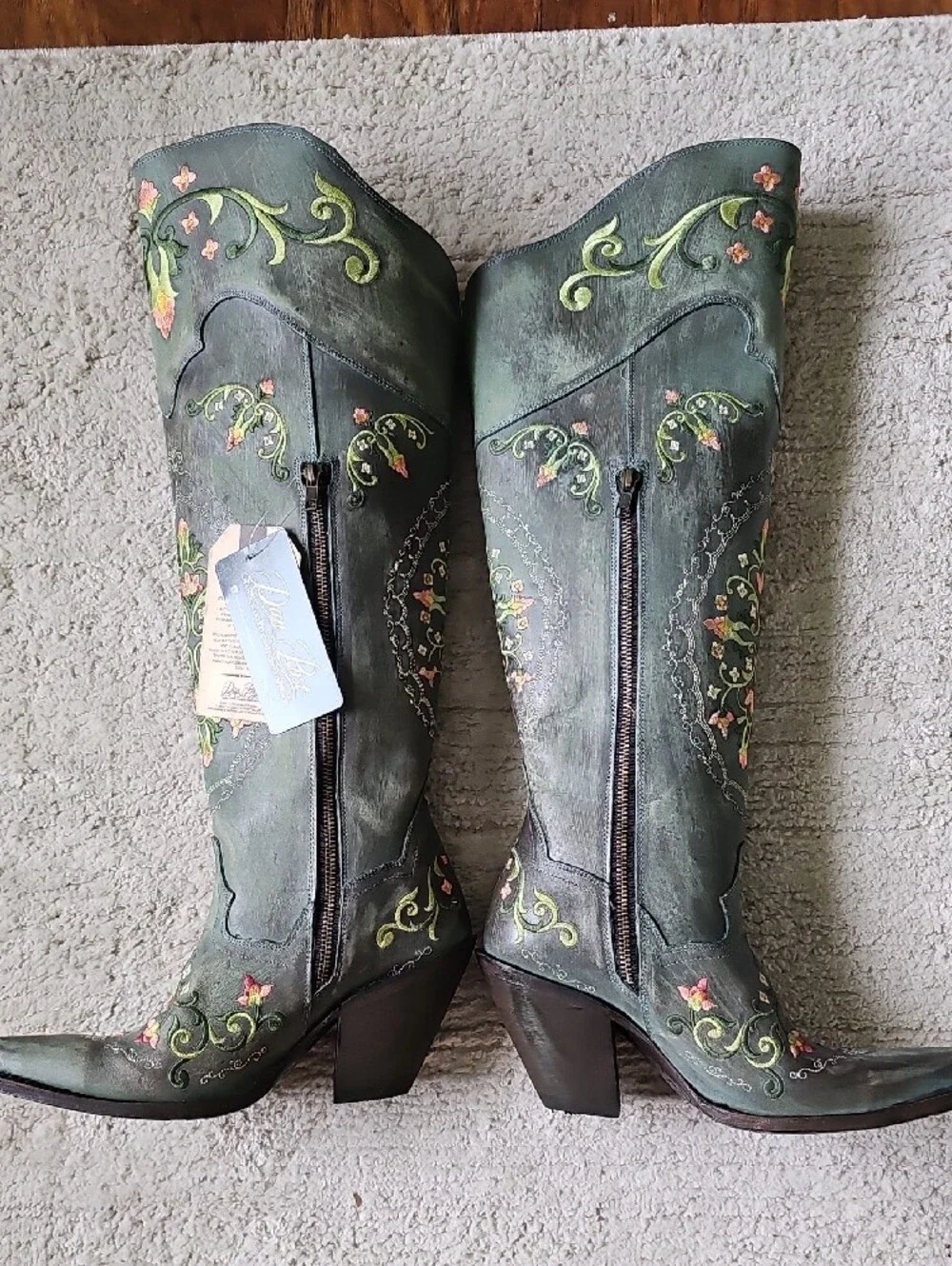 Dan Post DP3281 Flower Child - Floral Embroidered Cowboy Boots